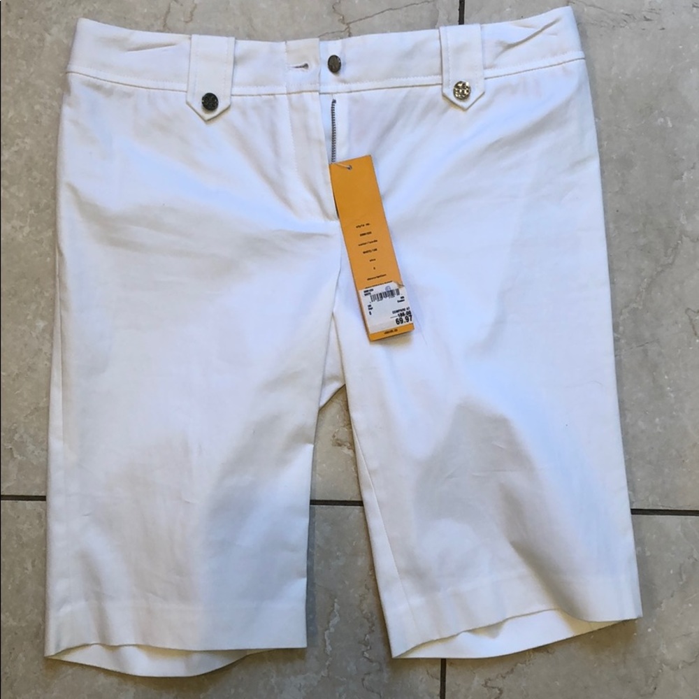 Tory Burch white shorts size 8